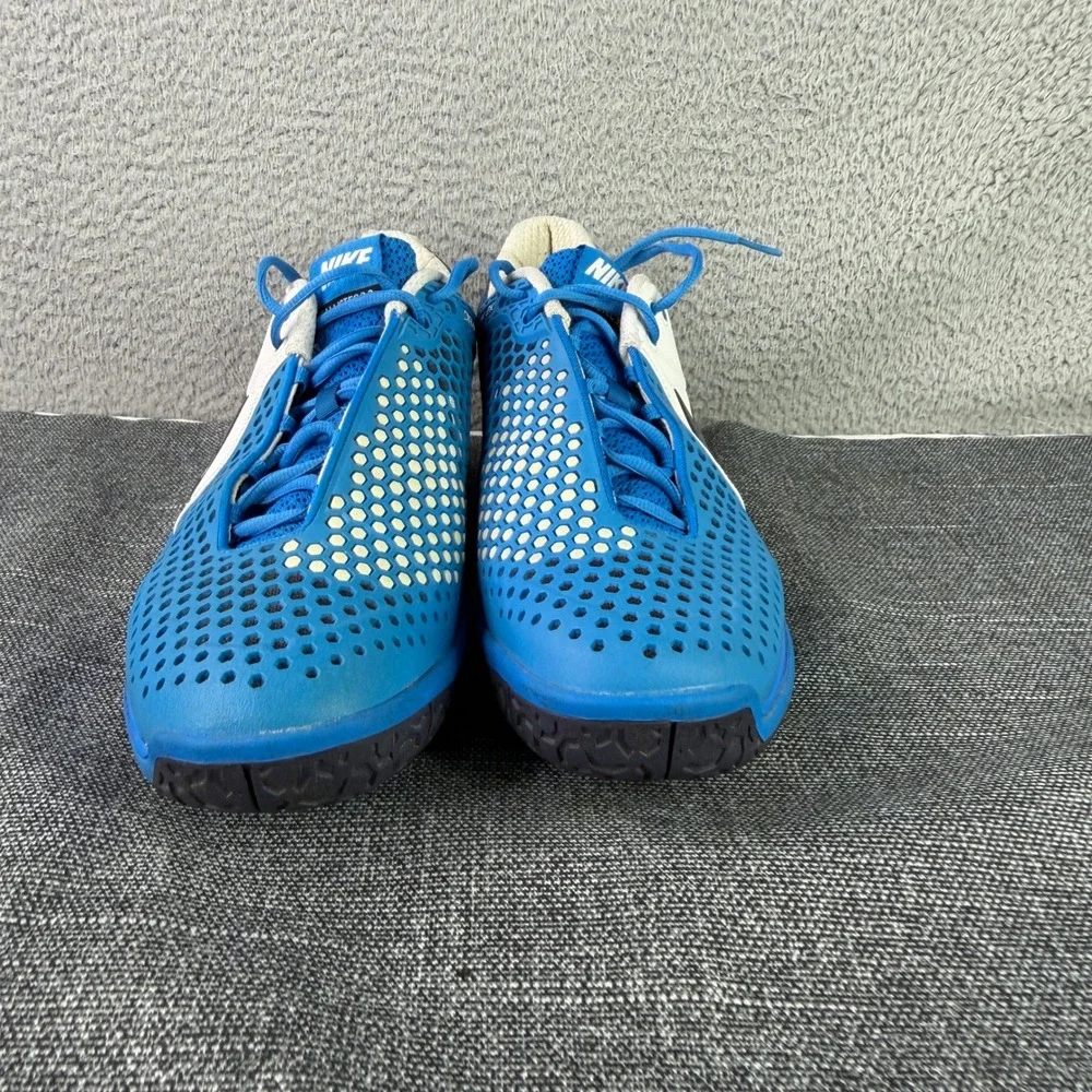 Nike Air Max Courtballistec 3.3 Mens 14 Blue White Tennis Shoes 429985-400‎